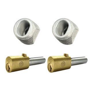 Slim Oval Shutter Lock